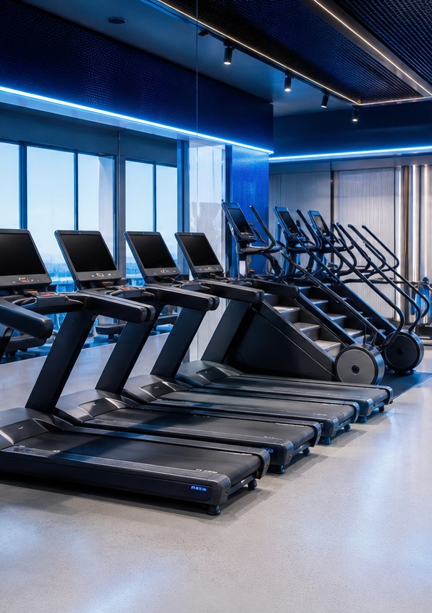 12 Street cardio equipment zone