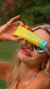 Eight Fifty sunblock applied outdoors