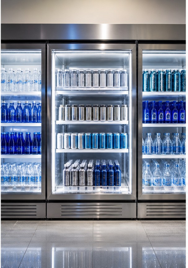 Euphoria chilled beverage display