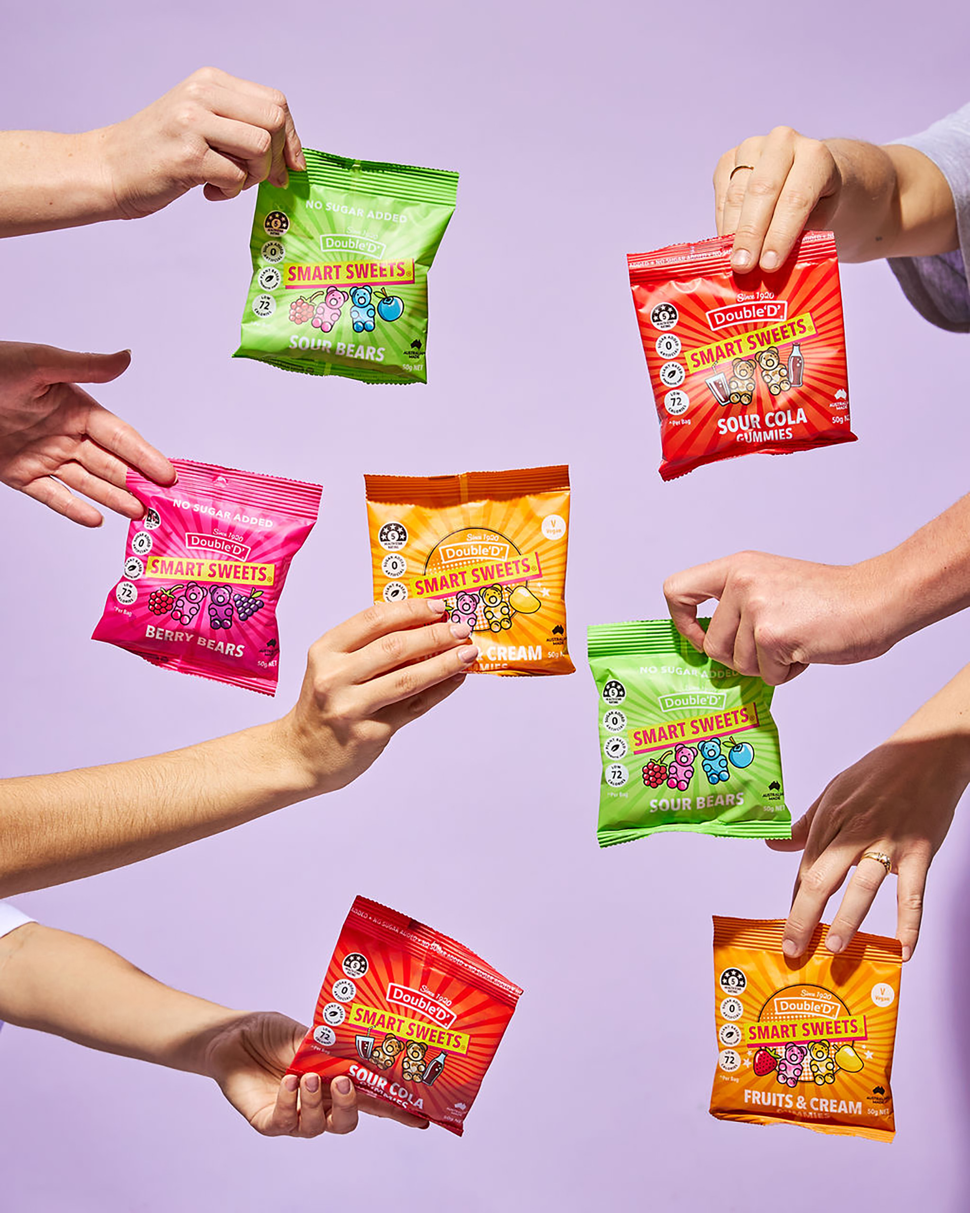 Smart Sweets assorted product packs
