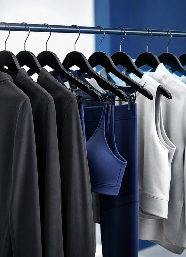VYRA retail apparel rail
